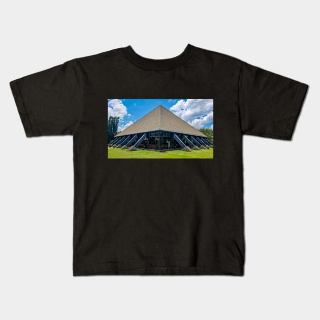 Abbey of Transfiguration Monastery, Malaybalay, Bukidnon, Mindanao, Philippines Kids T-Shirt by Upbeat Traveler